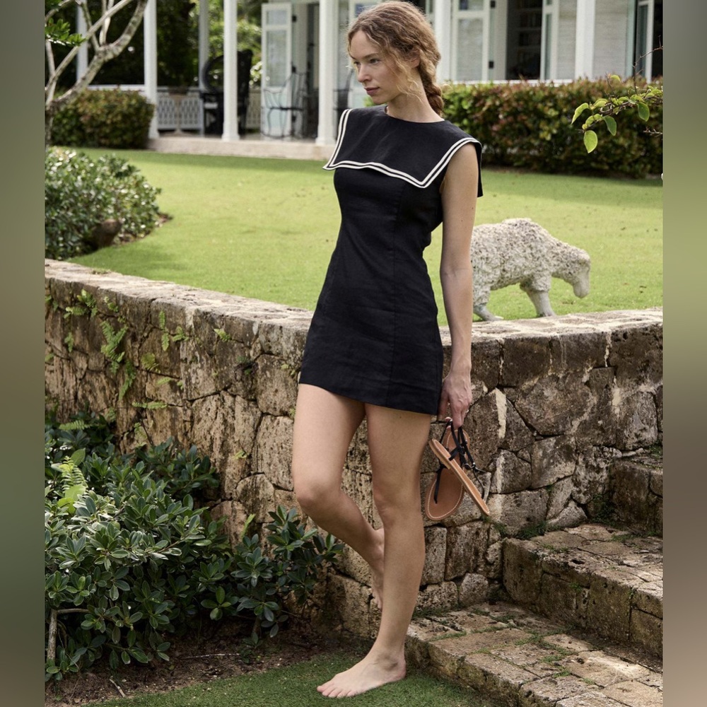 🛑SOLD🛑 NWT Doen Monroe Dress in Black - Picture 6 of 16